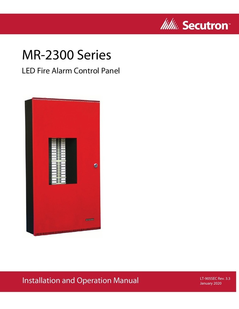 Secutron MR-2300 series User manual