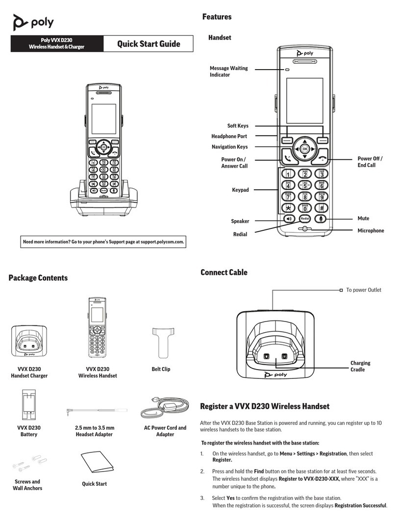 Poly VVX D230 quick start guide