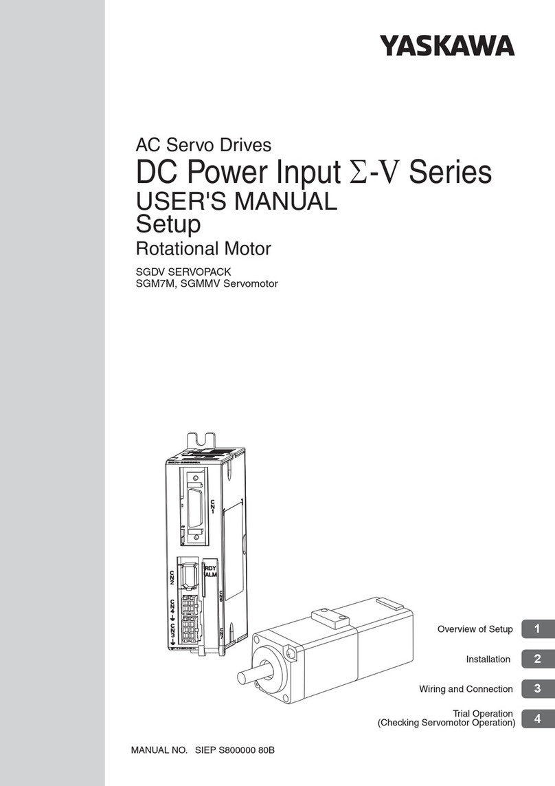 YASKAWA E-V Series User manual