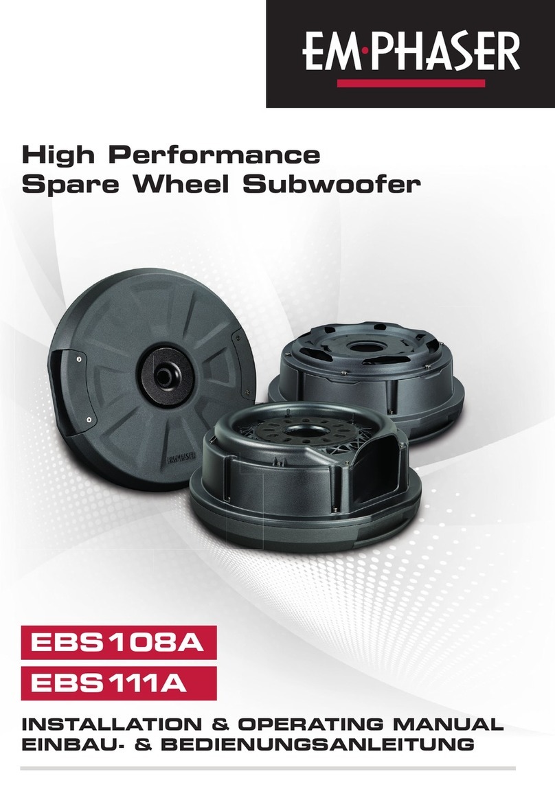 EMPHASER EBS108A Installation instructions