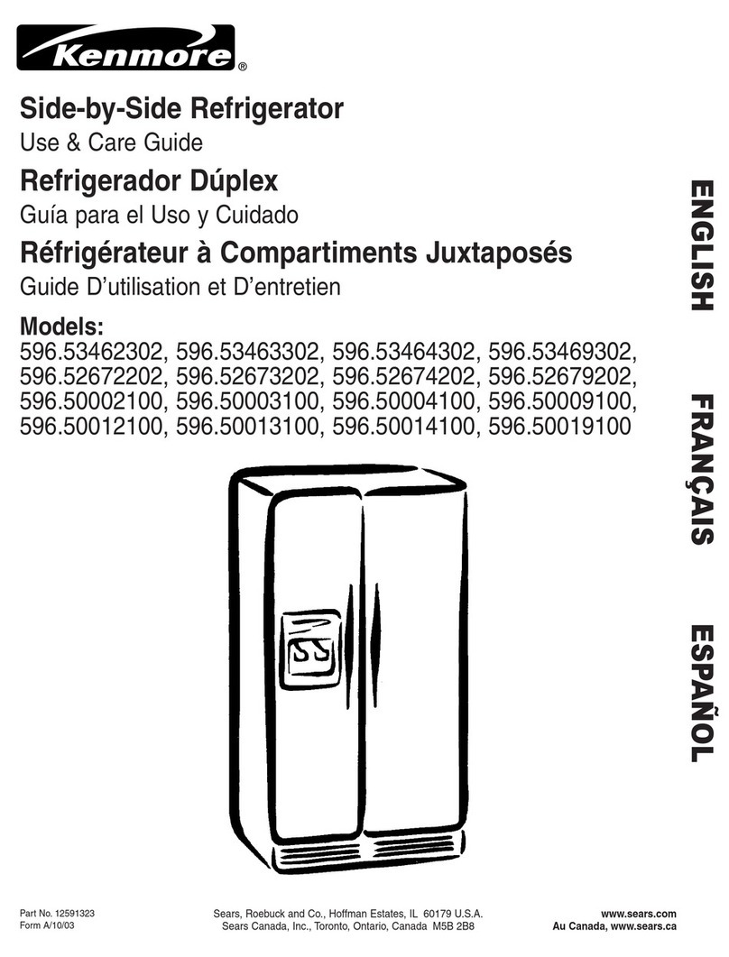 Kenmore 596.53462302 Use & care guide