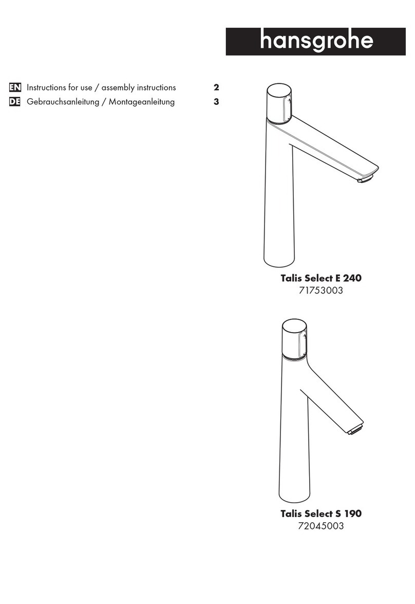 Hans Grohe Talis Select E 240 71753003 Instructions for use/assembly instructions Hans Grohe Talis Select E 240 71753003 Instructions for use/assembly instructions