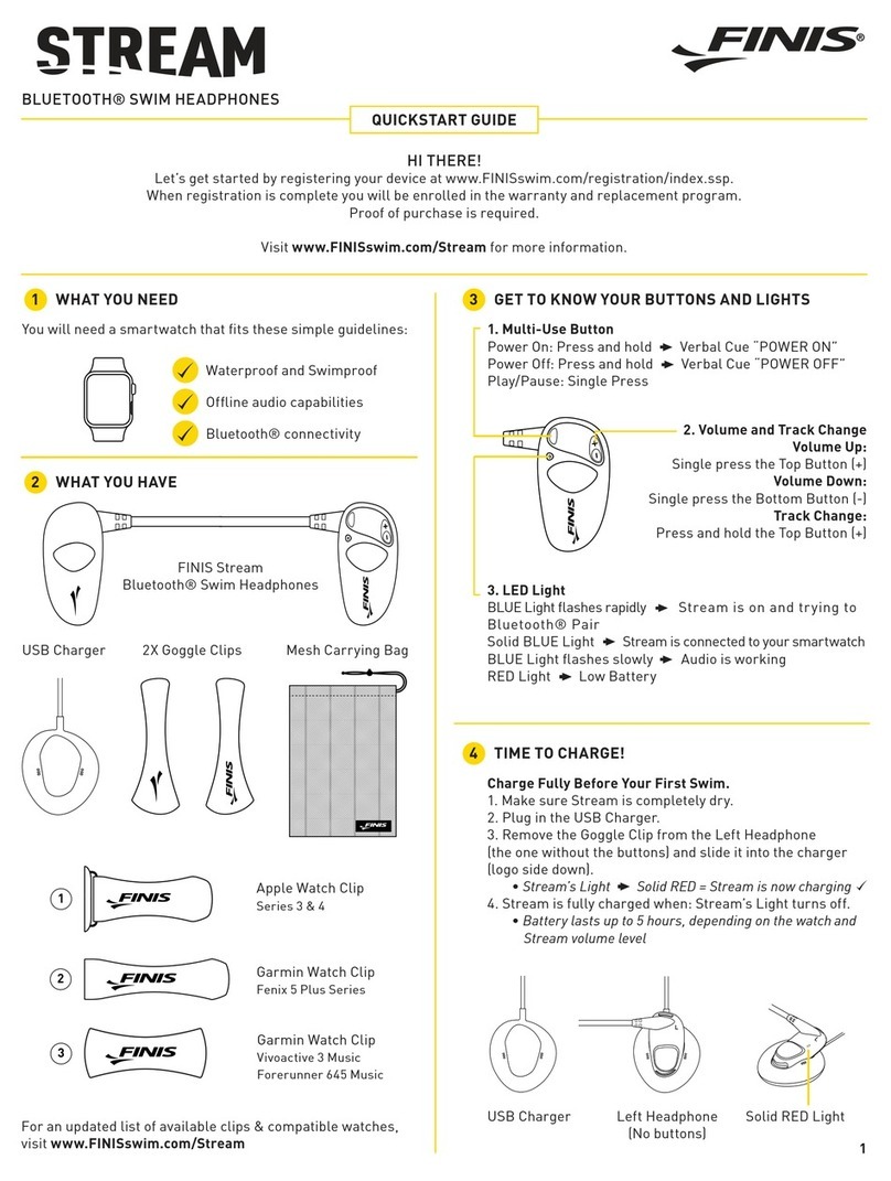 FINIS Stream quick start guide