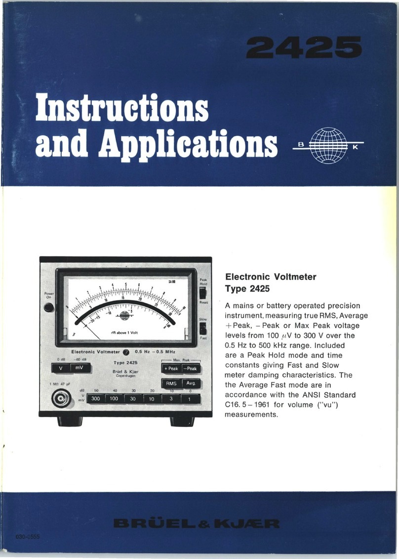 Brüel & Kjær 2425 User guide Brüel & Kjær 2425 User guide