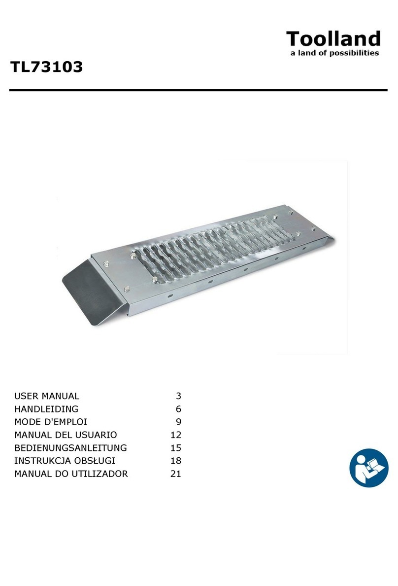 Toolland TL73103 user manual