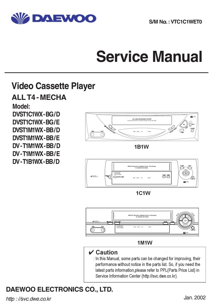 Daewoo DVST1C1WX-BG/D User manual