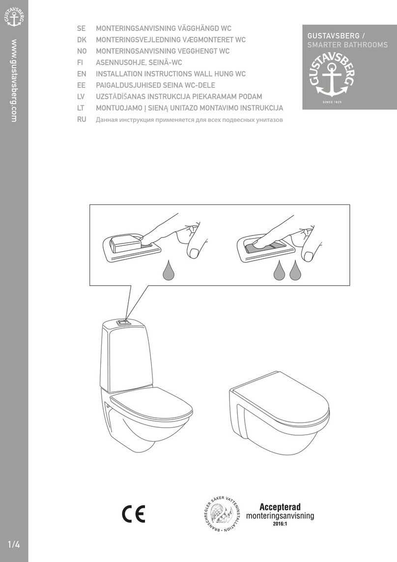 VILLEROY & BOCH GROUP GUSTAVSBERG 4330 installation instructions VILLEROY & BOCH GROUP GUSTAVSBERG 4330 installation instructions