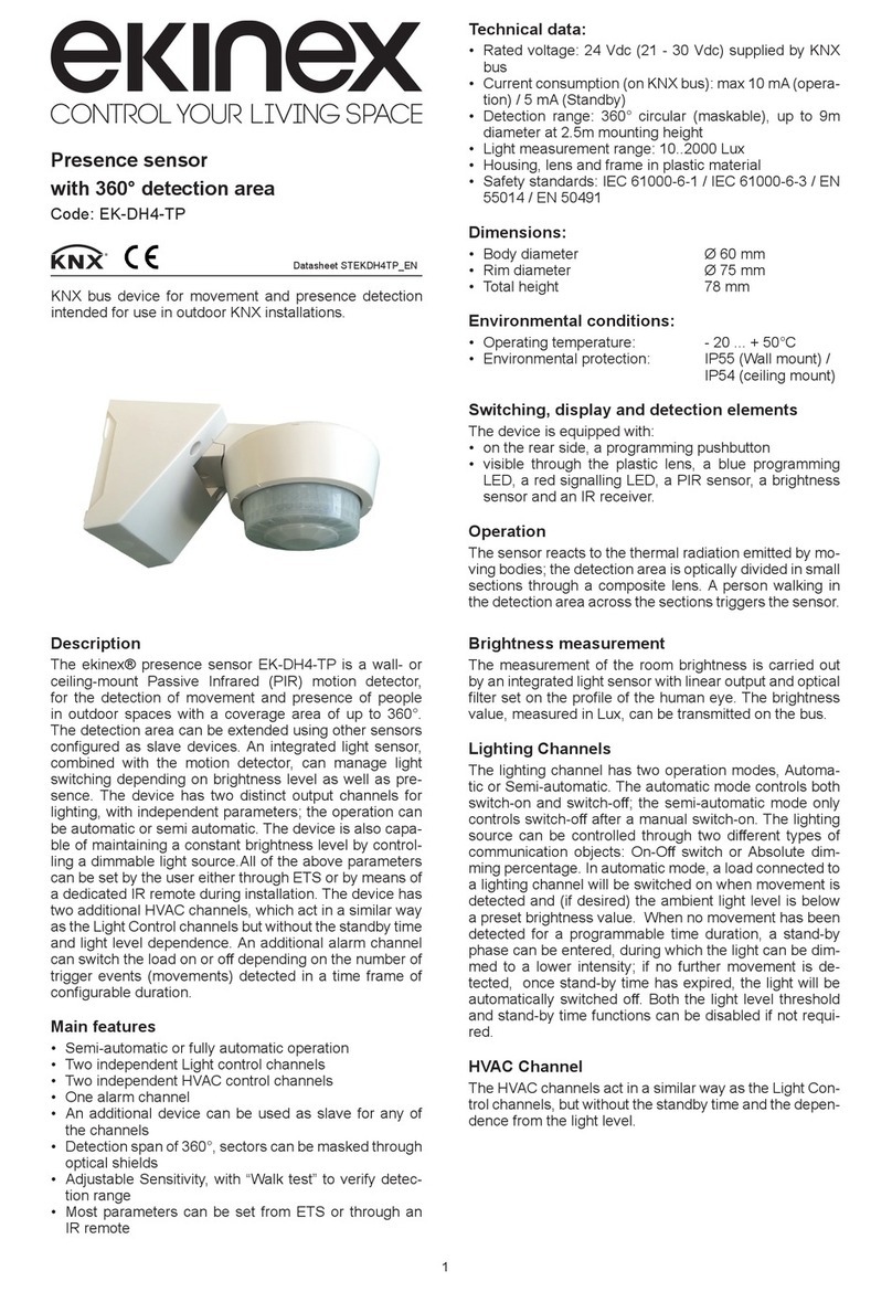 Ekinex EK-DH4-TP User manual