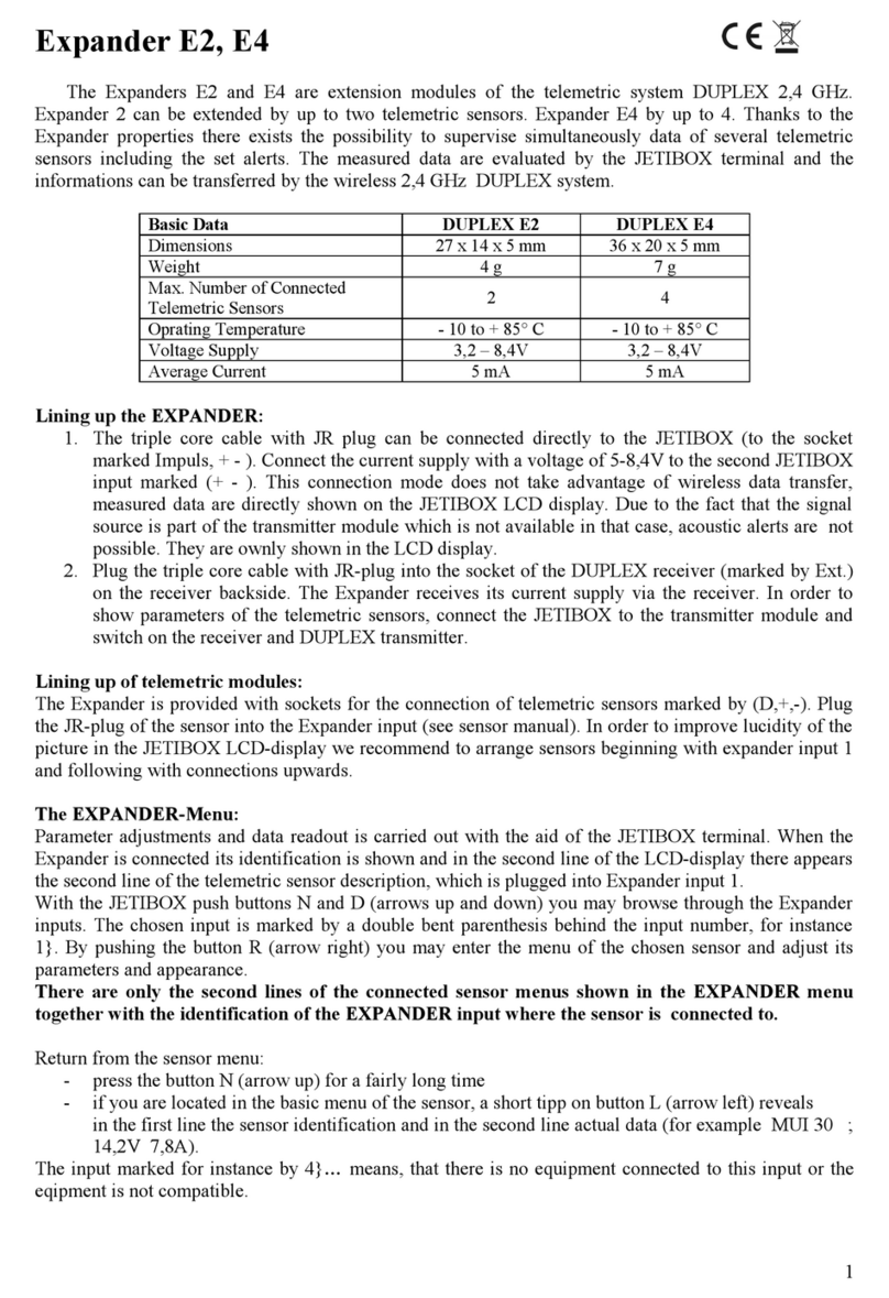 Jeti Expander E2 manual