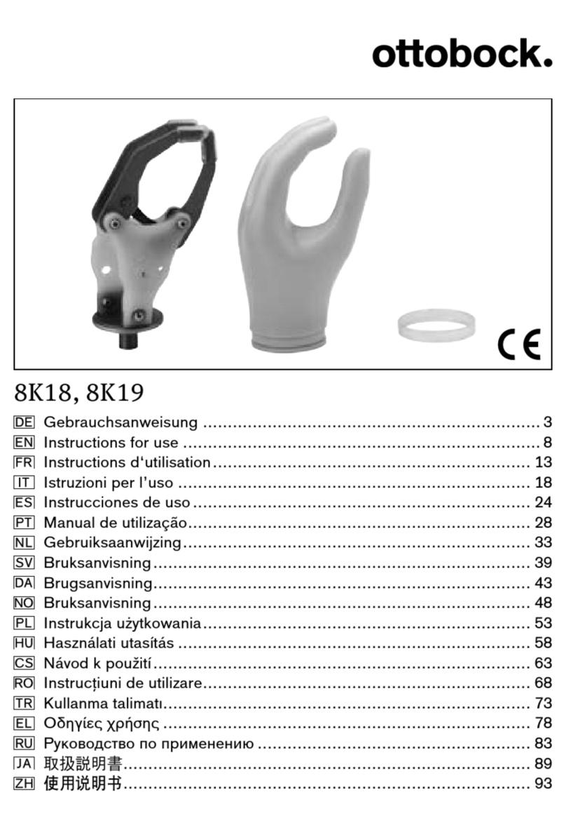 Otto Bock 8K18 Instructions for use