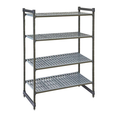 Cambro Camshelving Basics Plus Series quick start guide