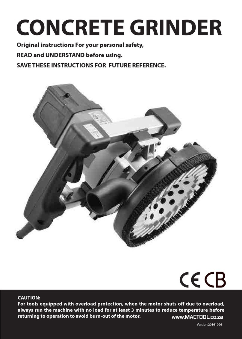 Mactool AGP SM7 Original instructions