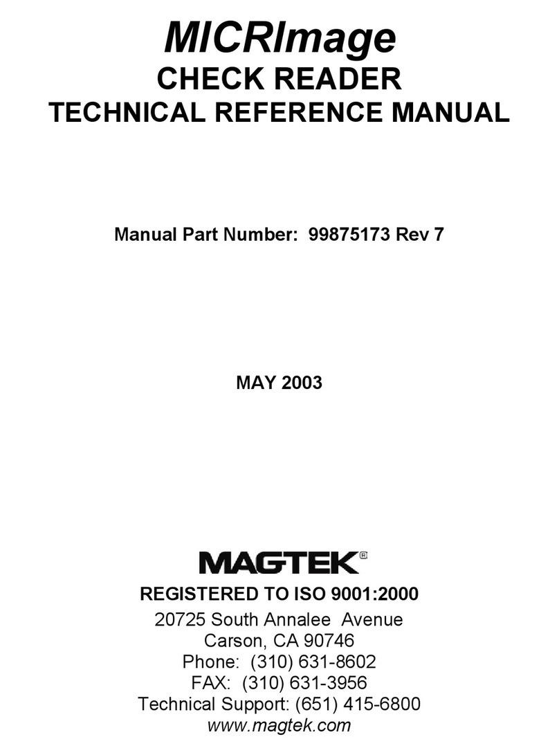 Magtek MICRImage Technical reference manual