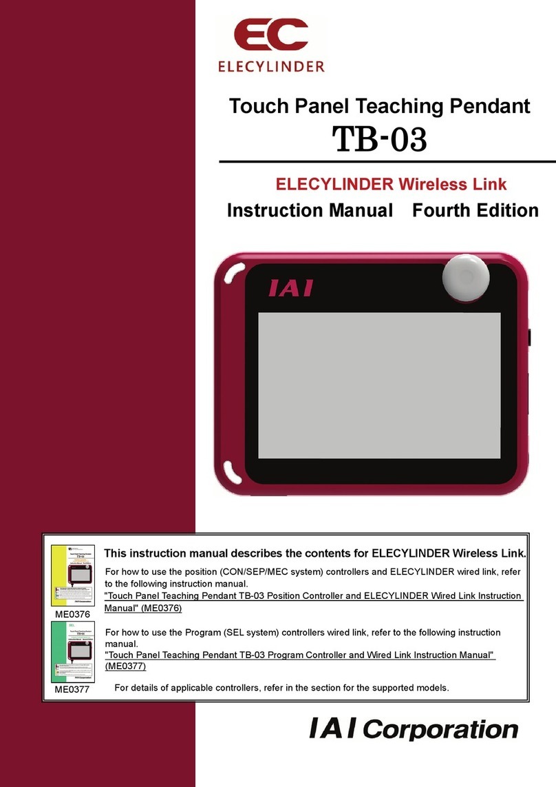 IAI ELECYLINDER TB-03 User manual