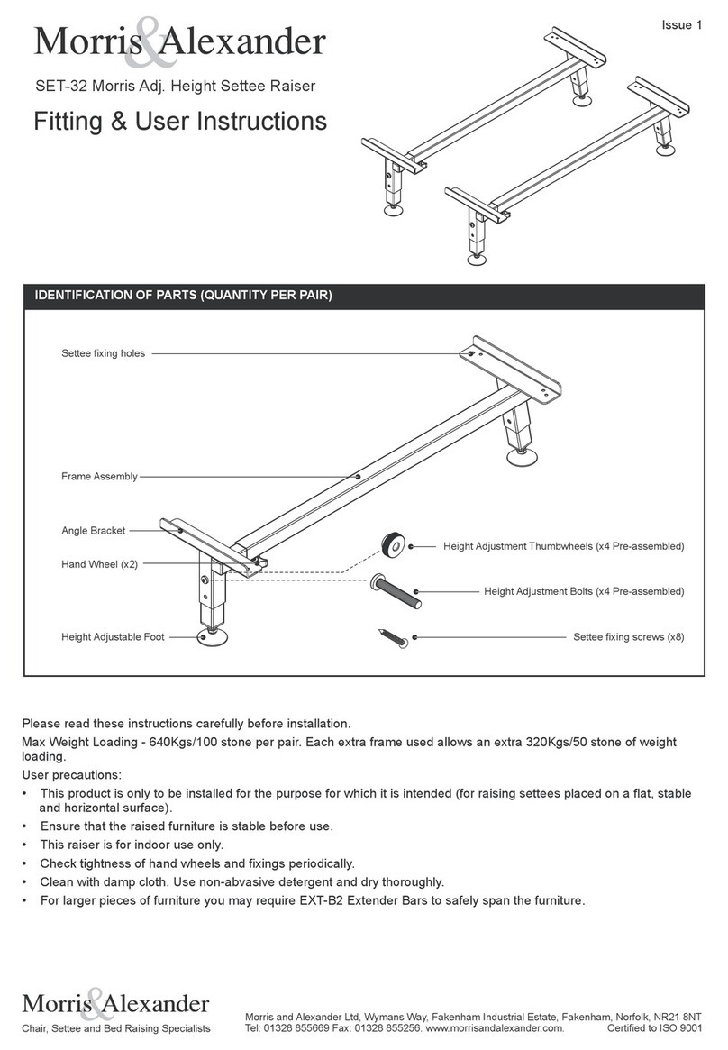Morris and Alexander SET-32 Fitting and User Instructions