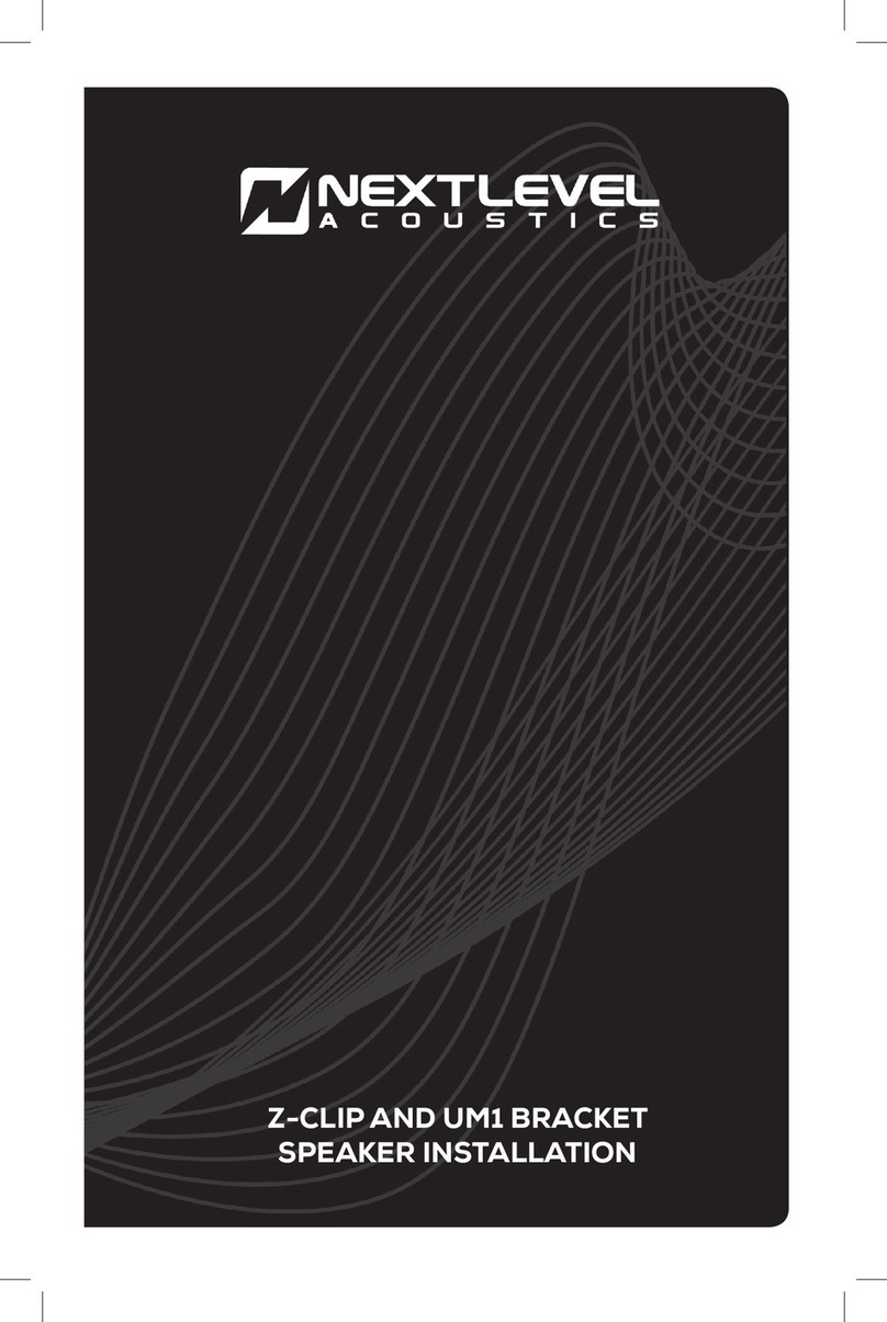 Nextlevel Acoustics UM1 installation instructions