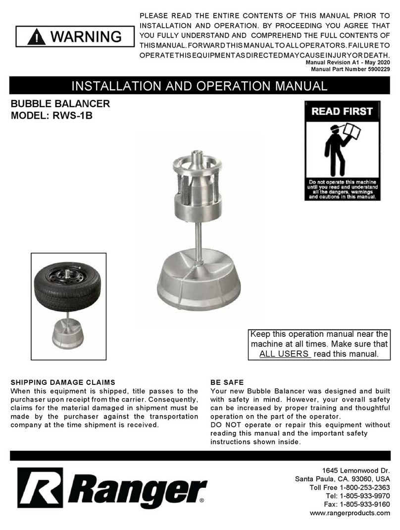 Ranger RWS-1B User manual