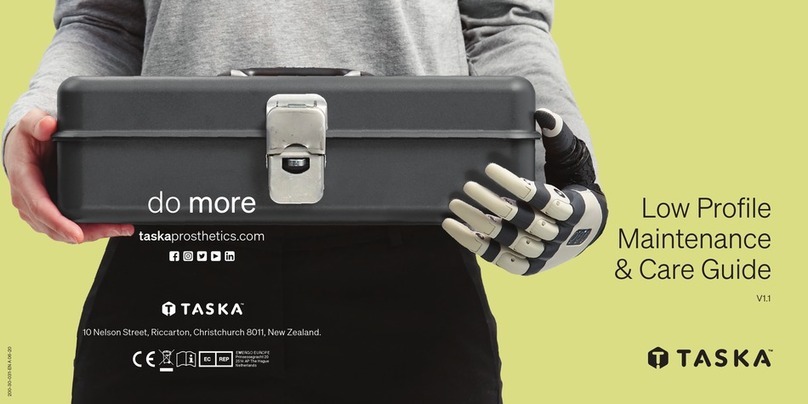 TASKA Low Profile Wrist Maintenance & Care Guide TASKA Low Profile Wrist Maintenance & Care Guide