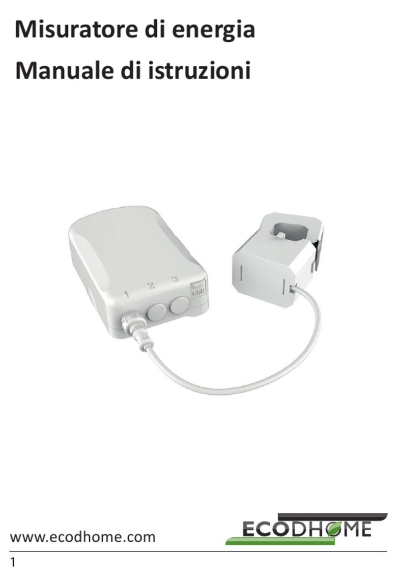SmartDHOME Ecodhome 01335-1800-00 installation manual