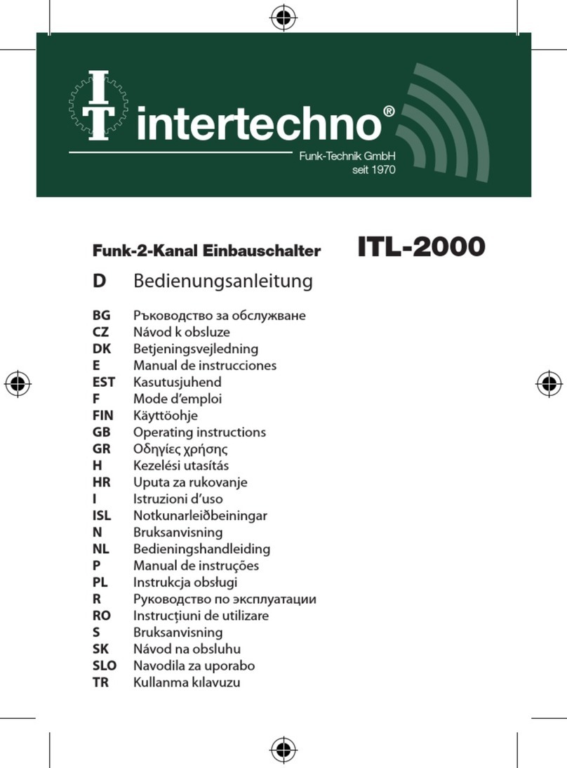 INTERTECHNO ITL-2000 operating instructions INTERTECHNO ITL-2000 operating instructions