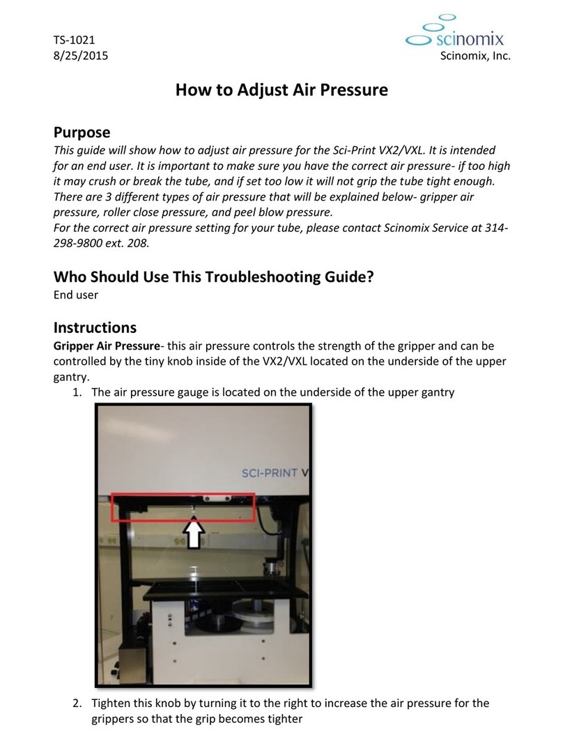 Scinomix Sci-Print VX2 quick start guide