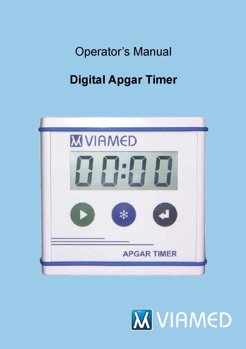 VIAMED Apgar Timer Operator's manual