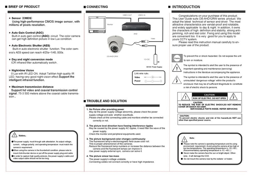 United Telecom Open-Sky OS-AHD12RW Series user guide