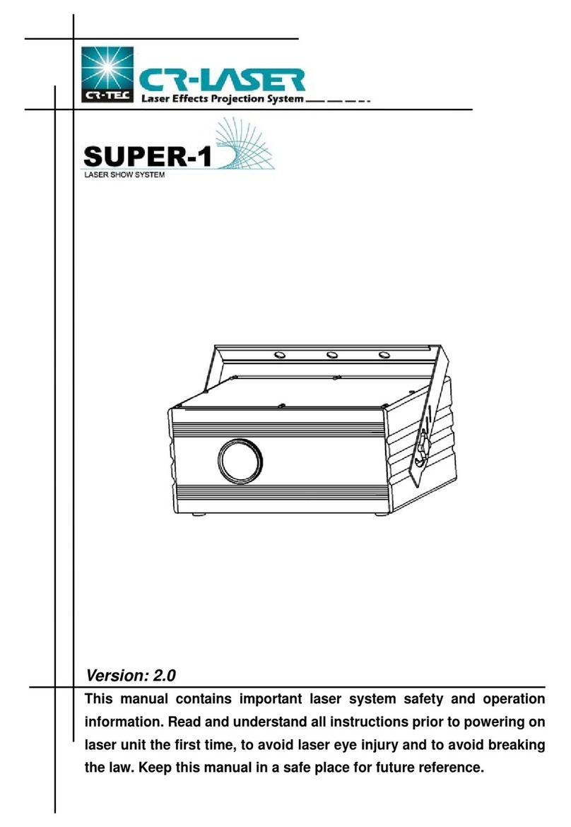 CR-Tec CR-LASER SUPER-1 user manual