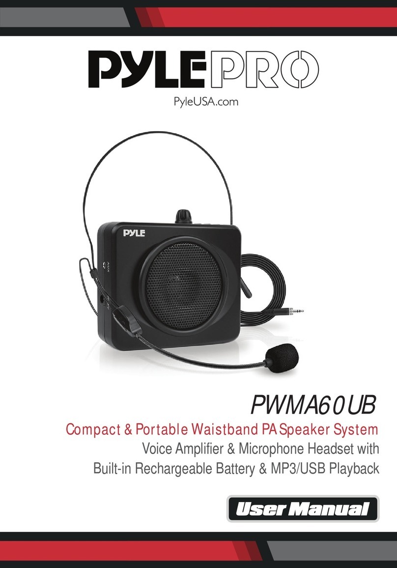 Pyle Pro PWMA60UB user manual