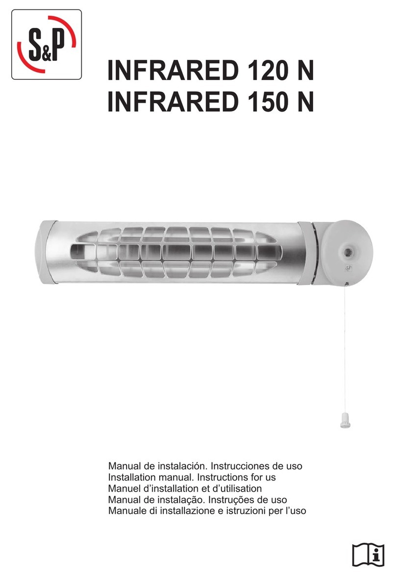 S&P NFRARED 120 N installation manual