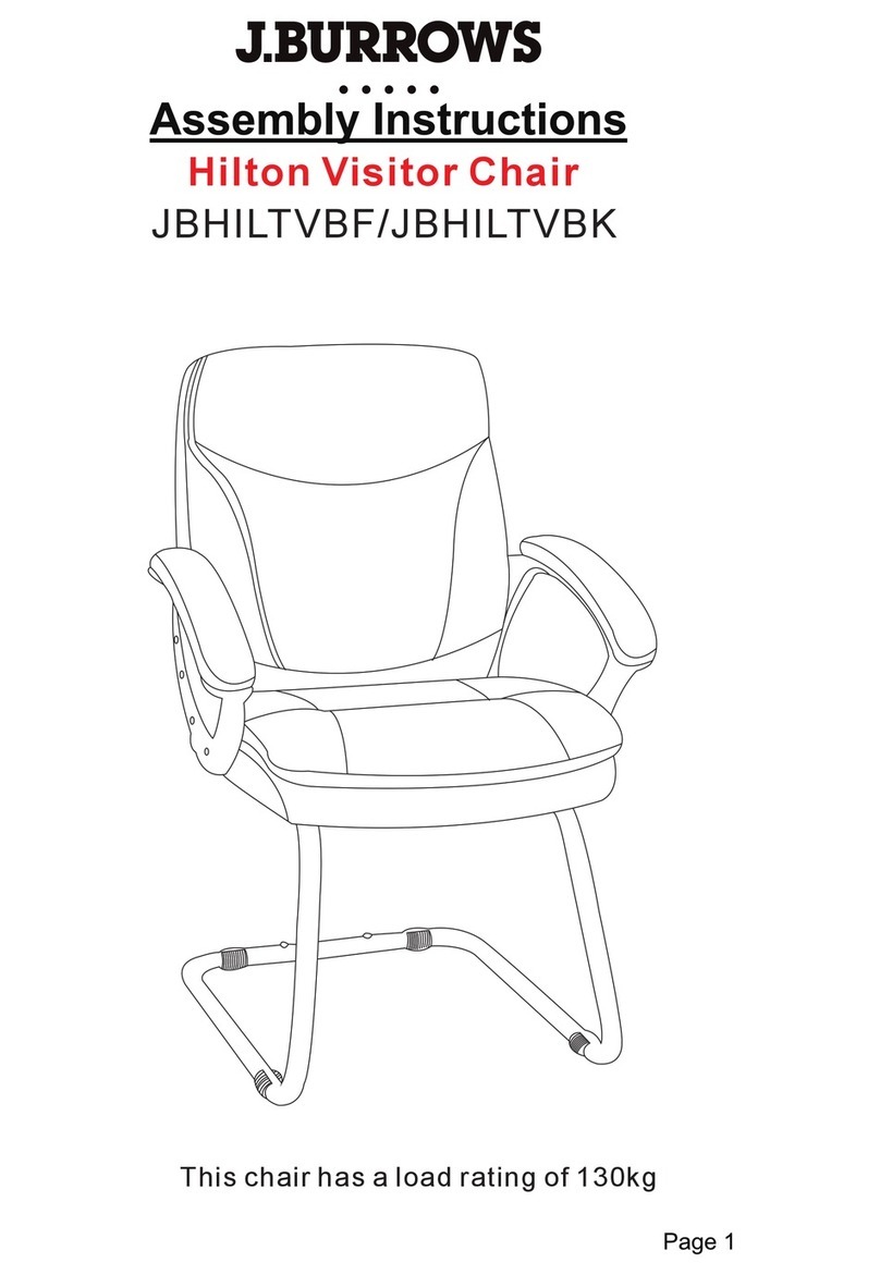 J.Burrows Hilton Visitor Chair JBHILTVBF User manual J.Burrows Hilton Visitor Chair JBHILTVBF User manual