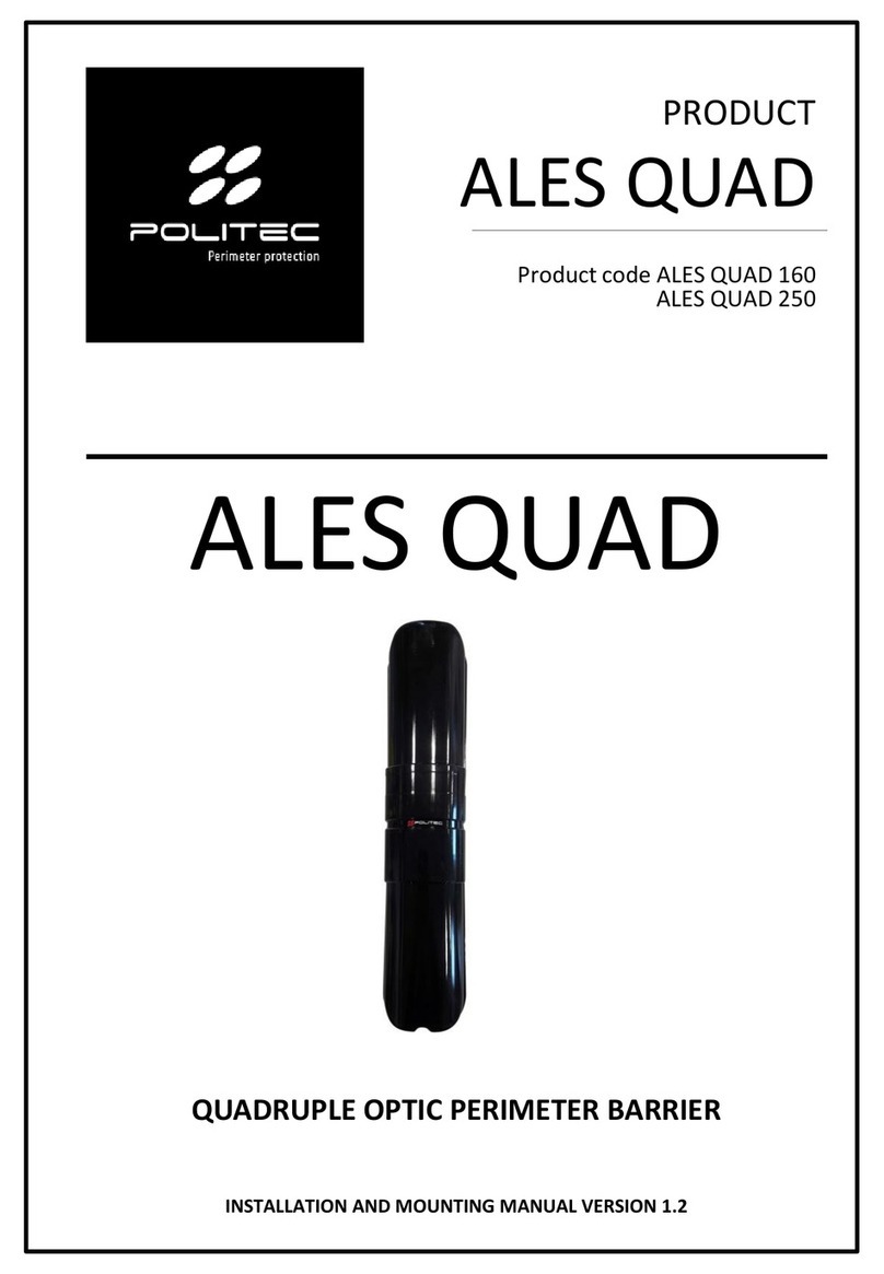 Politec ALES QUAD Series Installation instructions manual