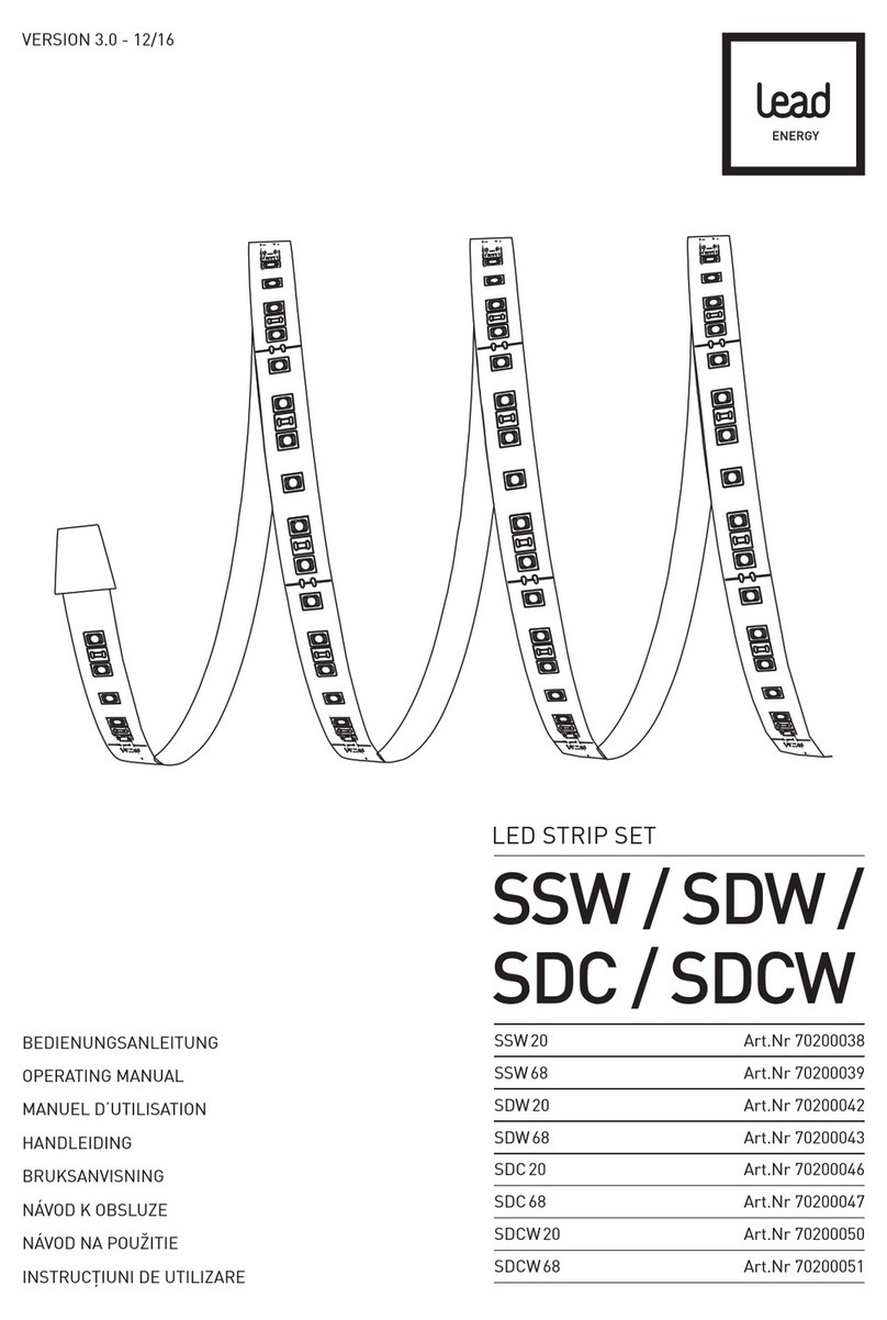 LEAD energy SSW Series operating manual