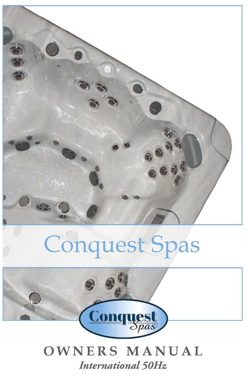 Saratoga Spa Conquest Spas Gandeur owner's manual