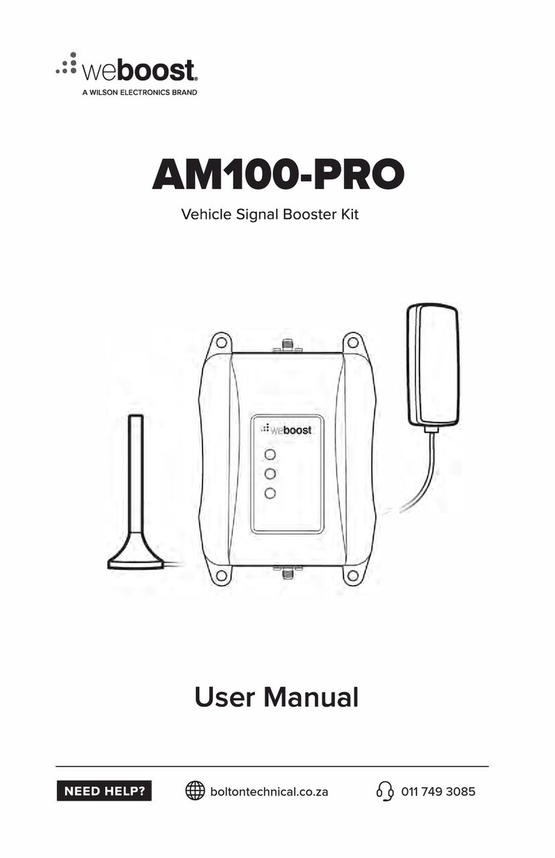 Wilson Electronics Weboost AM100-PRO User manual