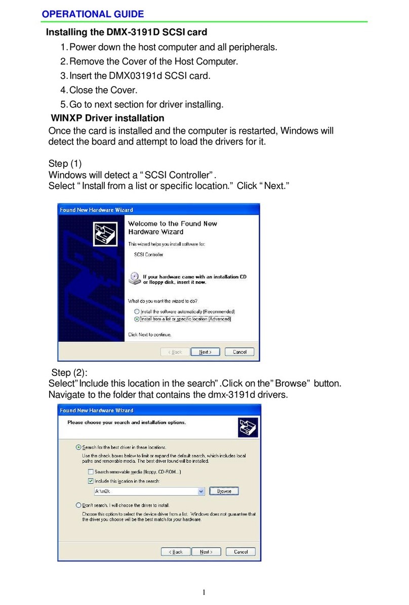 Domex DMX-3191D Operational guide