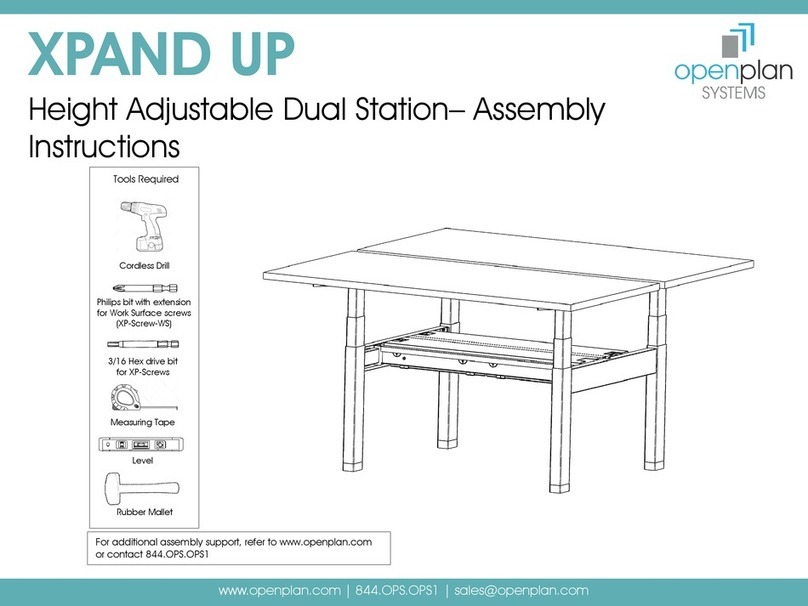 Openplan XPAND UP User manual