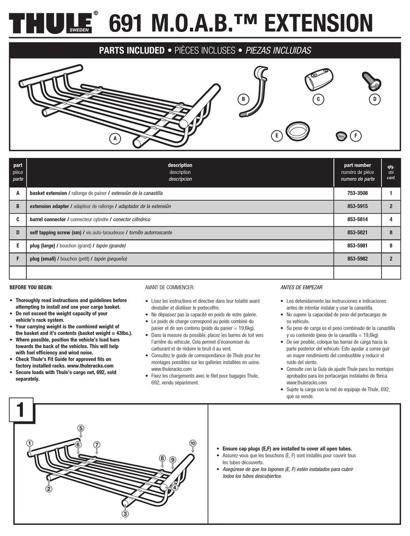 Thule M.O.A.B. 691 User manual