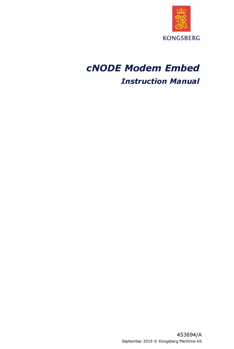Kongsberg cNODE Embed User manual
