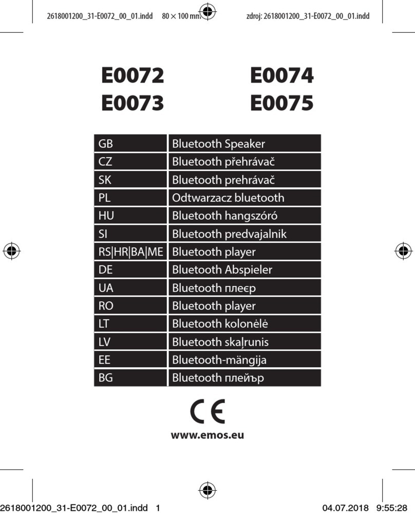 Emos E0072 instruction manual