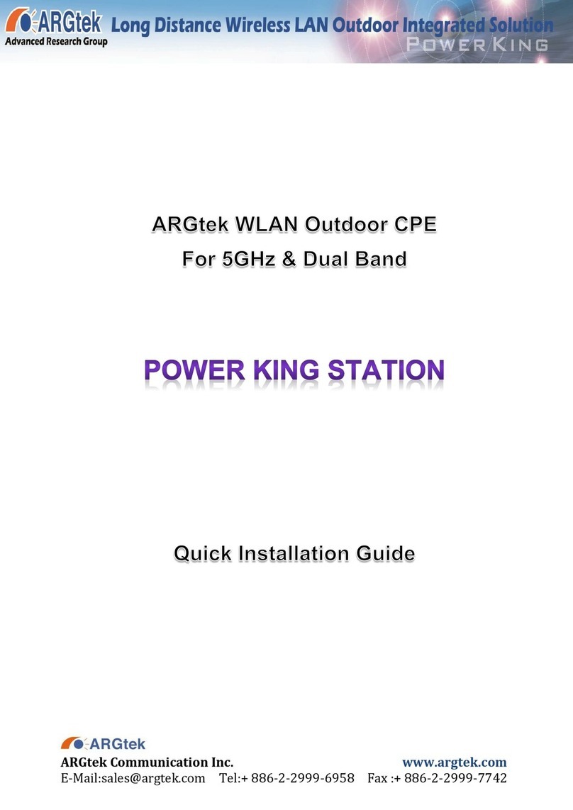 ARGtek Power King Station User manual