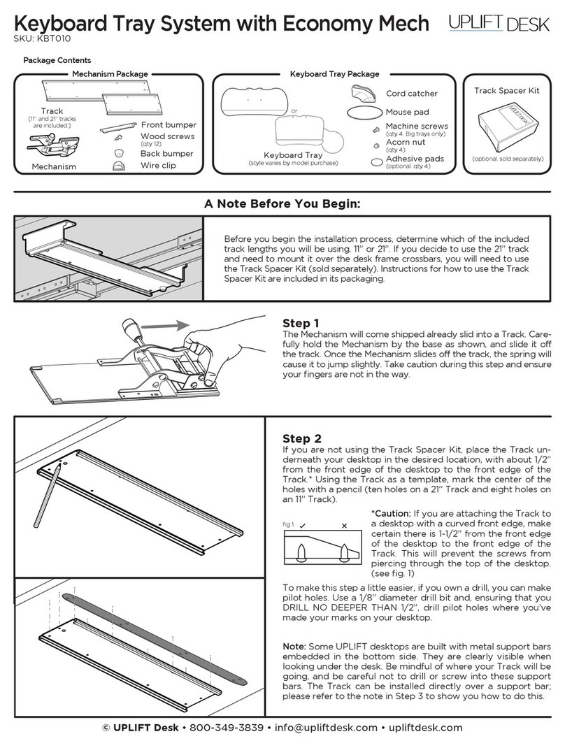 Uplift Desk KBT010 manual