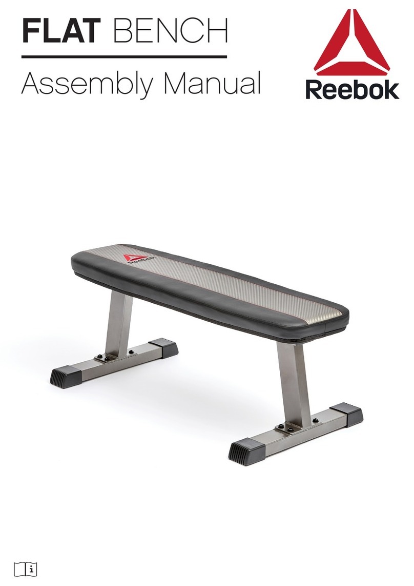 Reebok FLAT BENCH User manual