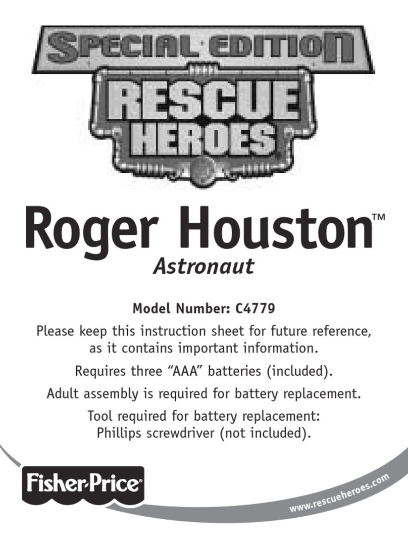 Fisher-Price Special Edition Rescue Heroes Roger Houston Astronaut... User manual
