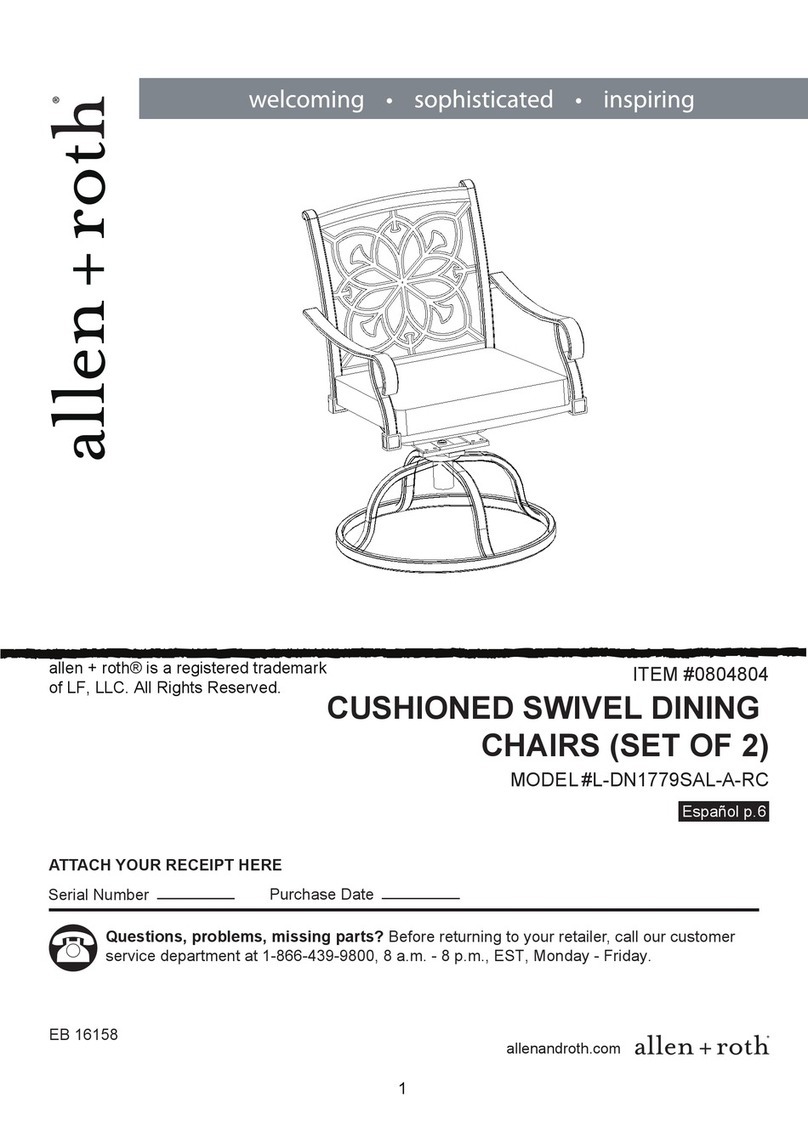 Allen + Roth L-DN1779SAL-A-RC User manual