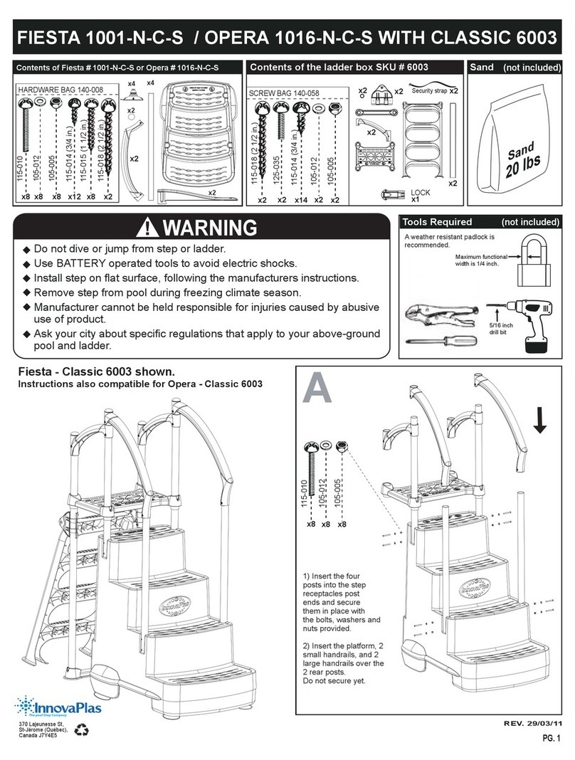 INNOVAPLAS FIESTA 1001-N-C-S User manual