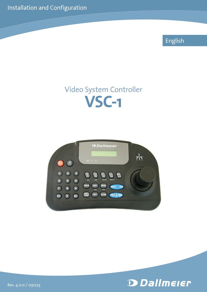 dallmeier VSC-1 Installation and configuration