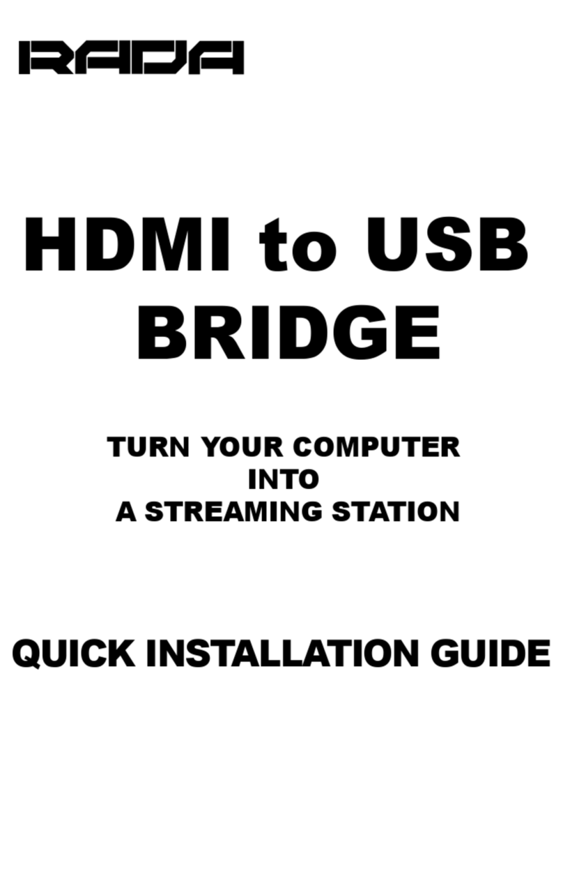 rada A-BR01 Quick installation guide