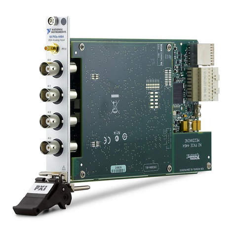 National Instruments NI PXIe-4464 Manual