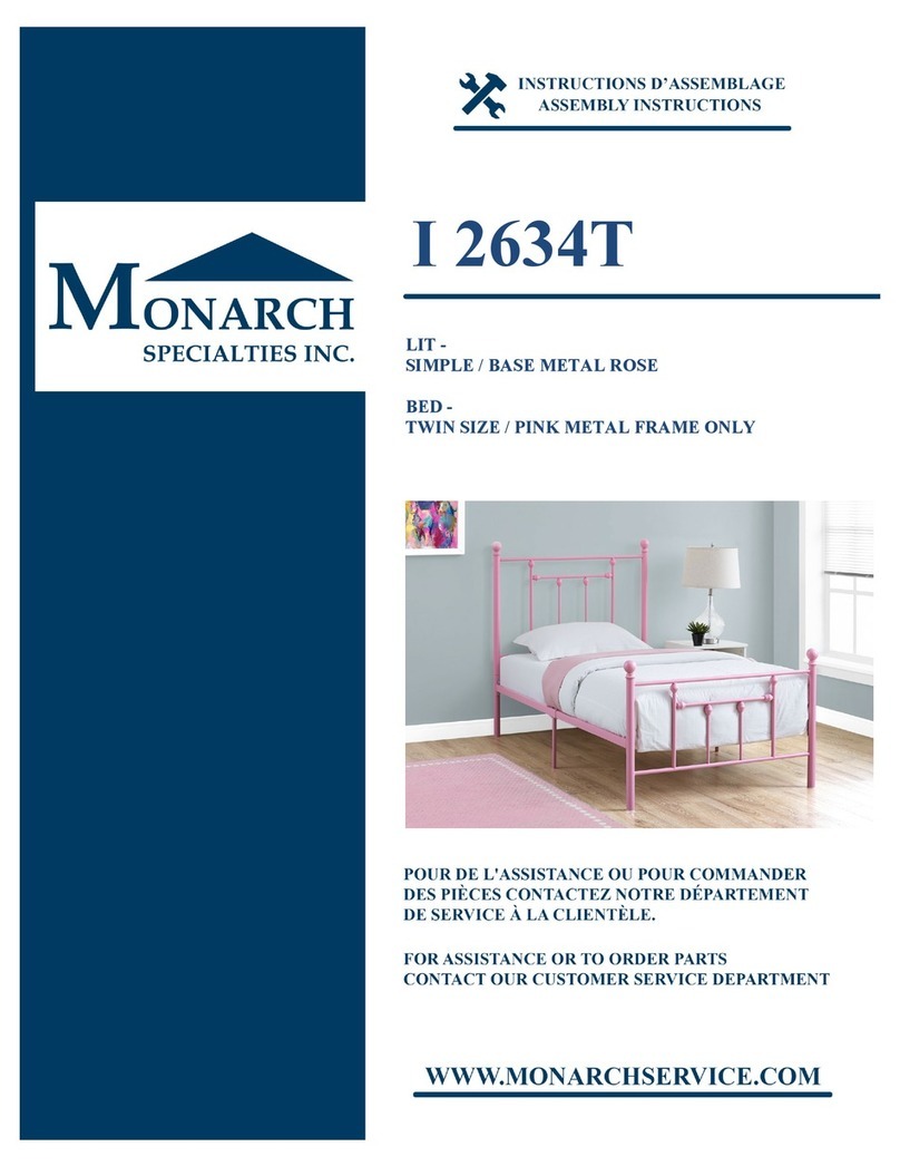Monarch I 2634T Assembly instructions